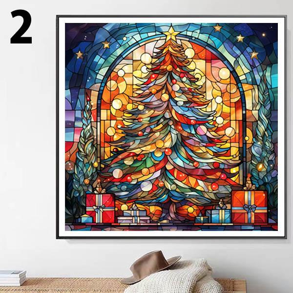 初級 フル ダイヤモンドアート キット ビーズ刺繍 ステンドグラス