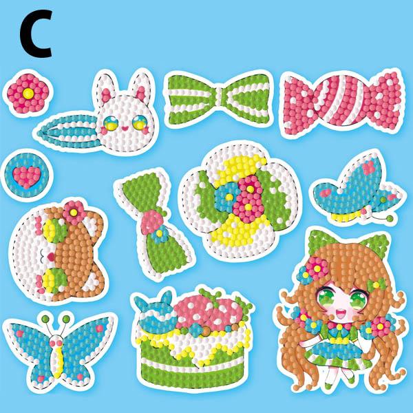 シールタイプ セット ダイヤモンドアート キット プリンセス 女の子