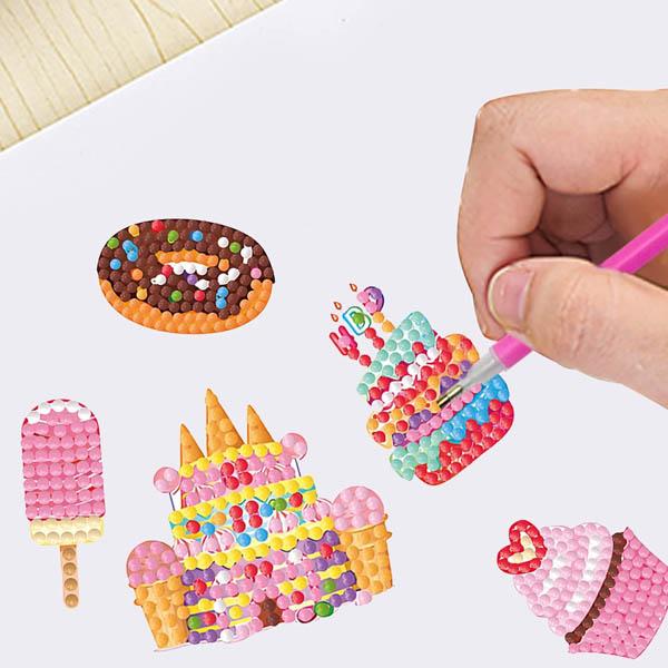シールタイプ セット ダイヤモンドアート キット ケーキ ドーナツ