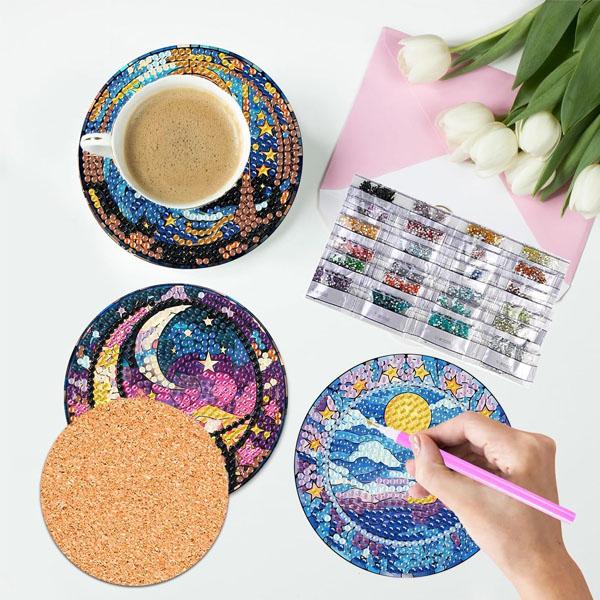 『新月満月の陰陽クリスタルアート』 新月アート＆満月アート 1セット 新月満月の陰陽クリスタルアート』 新月アート＆満月アート 1