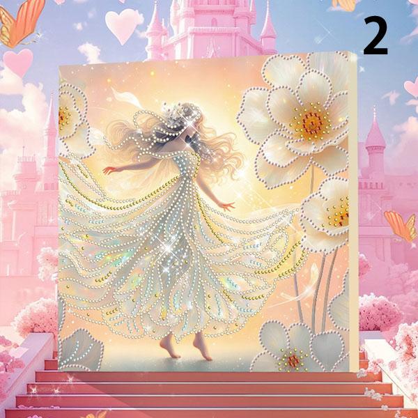 内フレーム付き ラインストーンビーズ ハーフ ダイヤモンドアート 刺繍