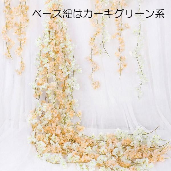 全長185cm ガーランド 桜 サクラ 桃の花 二重咲き 春の花 フェイクグリーン 造花 ツタ ツル 花見 インテリア スワッグ イミテーション ディスプレイ |  | 14