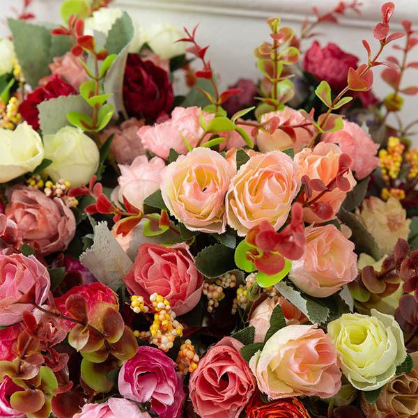 1束 選べる6色 造花 ミニバラ 薔薇 ビンテージ レトロ フェイク