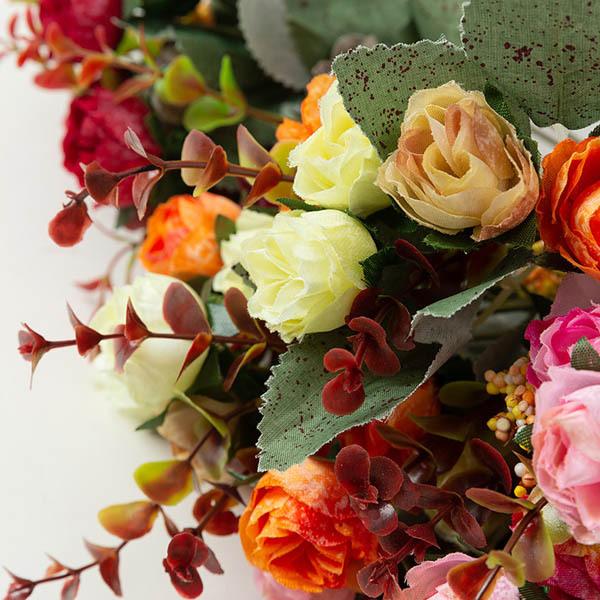 1束 選べる6色 造花 ミニバラ 薔薇 ビンテージ レトロ フェイク