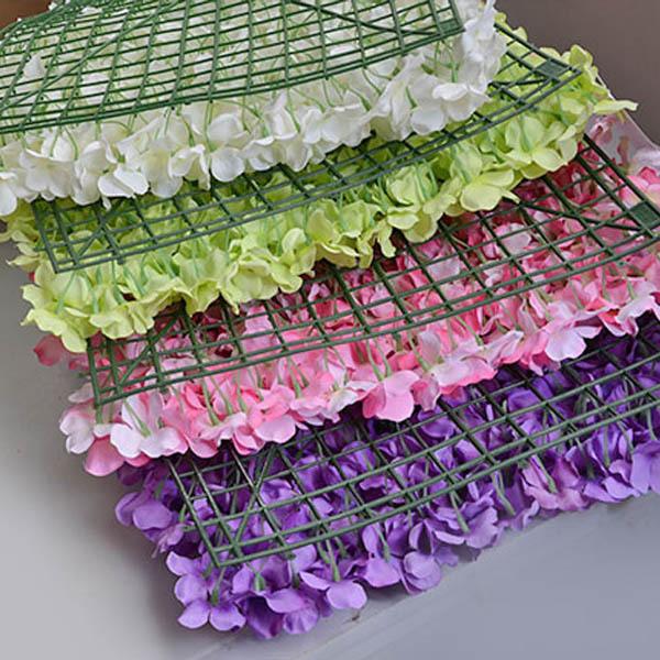 フラワーウォール 花壁 フラワーパネル 空間演出 あじさい ハイ