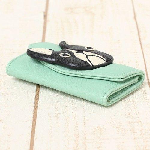 FLAPPER ブリリンキーケース フレンチブルドッグ 犬 わんちゃん キーウォレット フェイクレザー ポップイラスト (全3色)a |  | 03