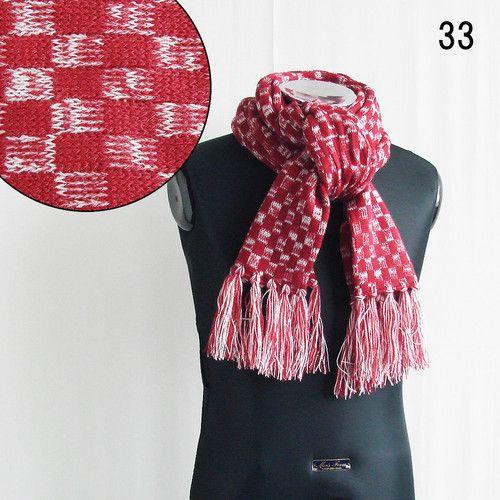 メンズ レディース マフラー ブロックチェック ミックスカラー アクリルマフラー フリンジデザイン 防寒 長い ストール (全5色) |  | 03