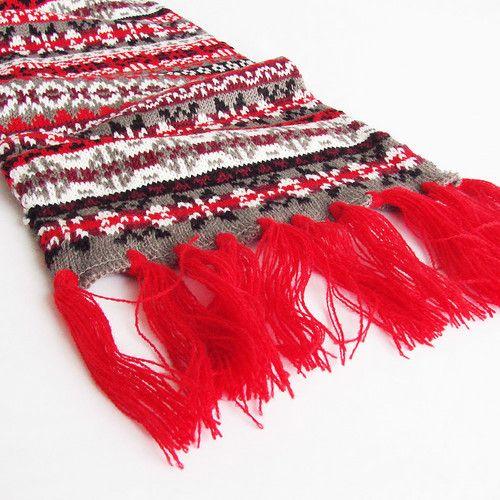 メンズ レディース マフラー フェアアイル ノルディック柄 アクリルマフラー フリンジデザイン 防寒 長い ストール (全3色) |  | 05