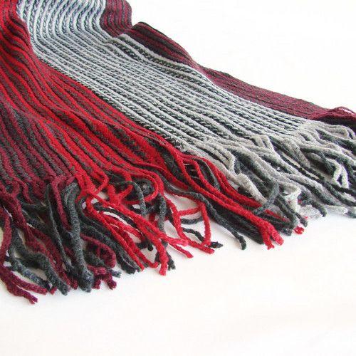 メンズ レディース マフラー 太畦 ストライプ アクリルマフラー フリンジデザイン 防寒 長い ストール (全3色) |  | 04
