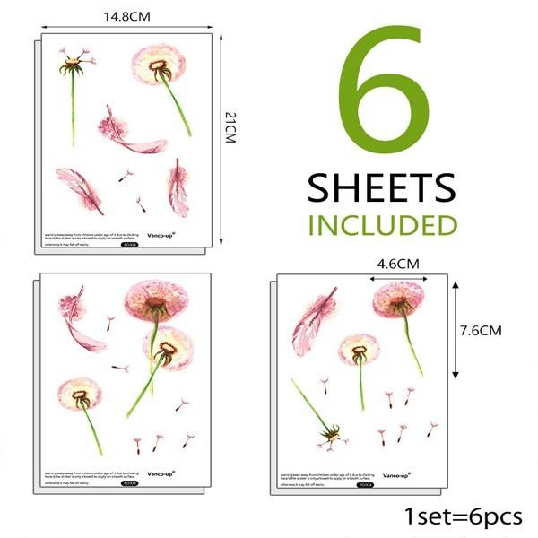 3枚以上で送料無料 水彩画風 たんぽぽ 6枚セット ふわふわ 手描き風イラスト ミニシール ウォールステッカー Diy Stc Pd004 Peachyshop 通販 Yahoo ショッピング