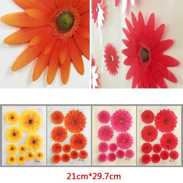 3枚以上で送料無料 デイジー 3d立体フラワー ウォールステッカー シール 壁紙 北欧風 インテリアdiy Stc Zf001 Peachyshop 通販 Yahoo ショッピング