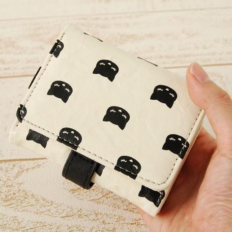 おすましプーちゃん にくきゅープーちゃん 三つ折り財布 小さい財布 ネコ アニマル ポップ柄 a |  | 02