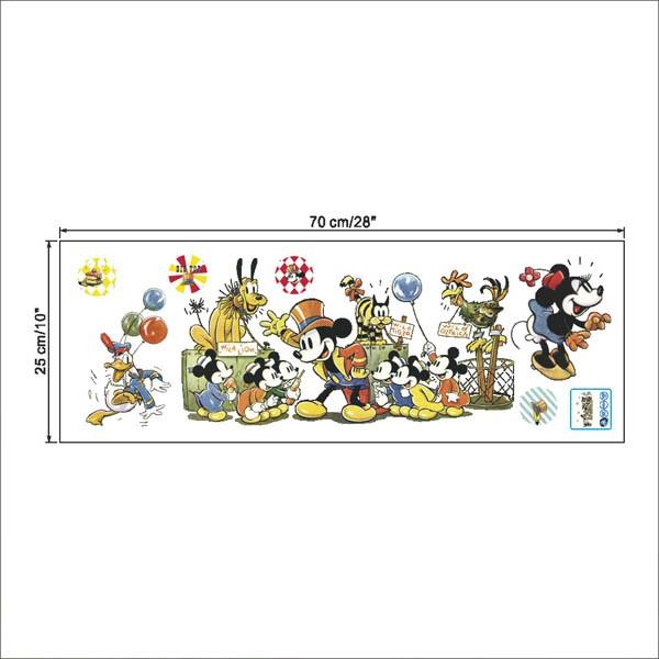 ウォールステッカー ヴィンテージ ディズニー ミッキーと仲間たち 壁デコ 北欧風 Diy リビング Ws B021 Peachyshop 通販 Yahoo ショッピング