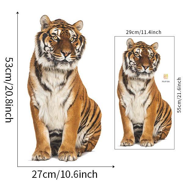 ウォールステッカー 虎 タイガー 寅年 お座り虎 アムールトラ 壁デコ 北欧風 Diy 縁起 リビング 寝室 Ws F104 Peachyshop 通販 Yahoo ショッピング