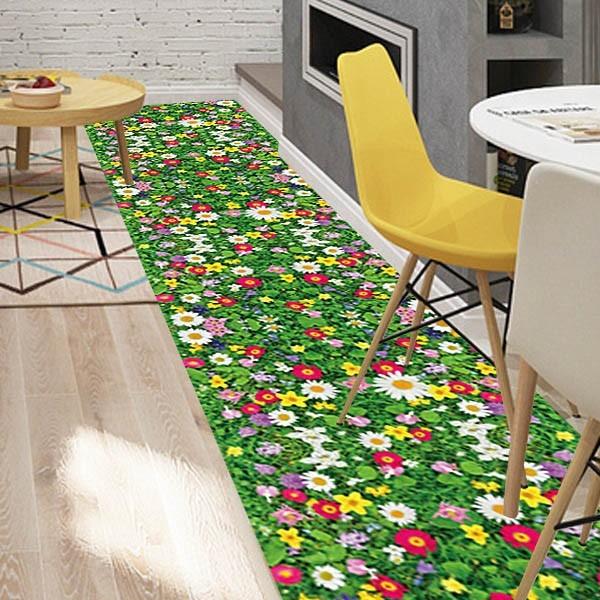 国内正規総代理店アイテム ウォールステッカー 床用 野花 花畑 芝生の花 グラウンドカバー だまし絵 トリックアート インテリアステッカー Diy 剥がせる Supplystudies Com