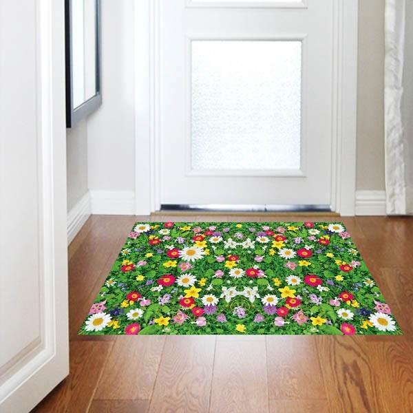 ウォールステッカー 床用 野花 花畑 芝生の花 グラウンドカバー だまし絵 トリックアート インテリアステッカー Diy 剥がせる Ws Sk9187n Peachyshop 通販 Yahoo ショッピング