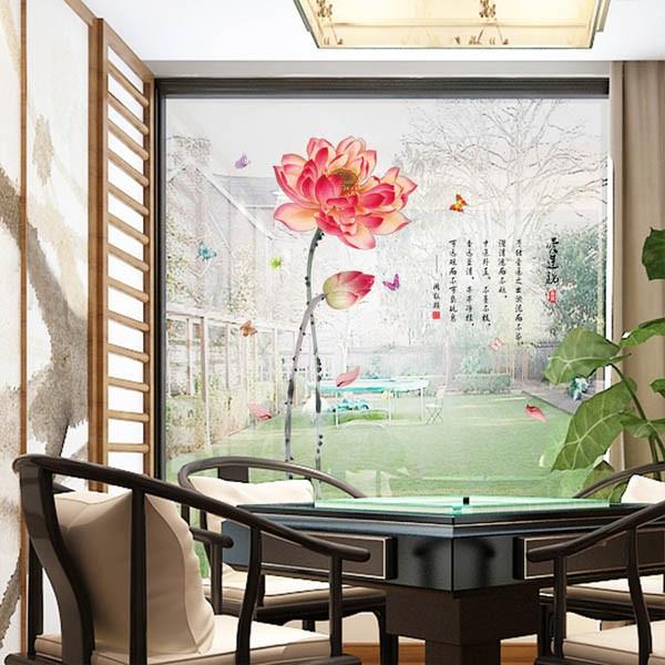 ウォールステッカー 幻想カラー 蓮花 水彩画タッチ 蝶 アート ロータス インテリアシール 壁デコレーション 北欧風 Diy リビング Ws Sk9236 Peachyshop 通販 Yahoo ショッピング