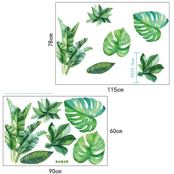 ウォールステッカー 南国植物b モンステラ 観葉植物 コンシンネ 壁デコ 北欧風 Diy リビング 寝室 Ws Sk9239 Peachyshop 通販 Yahoo ショッピング