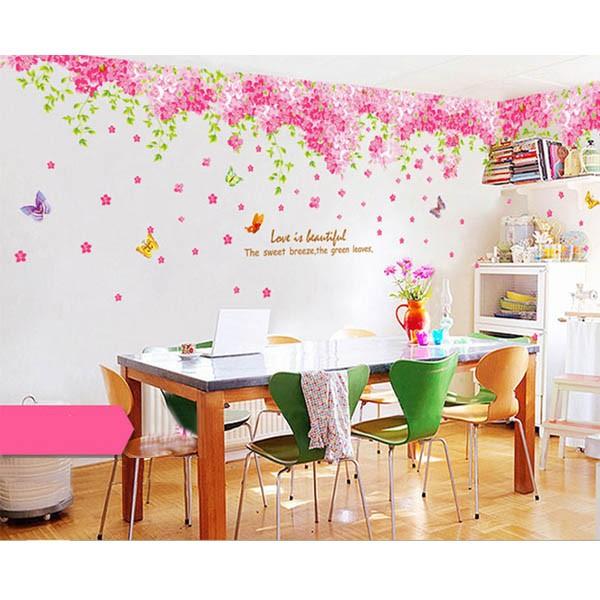 3点セット 大型ウォールステッカー 桜の木 春 インテリア 壁デコ 北欧風 DIY 剥がせる