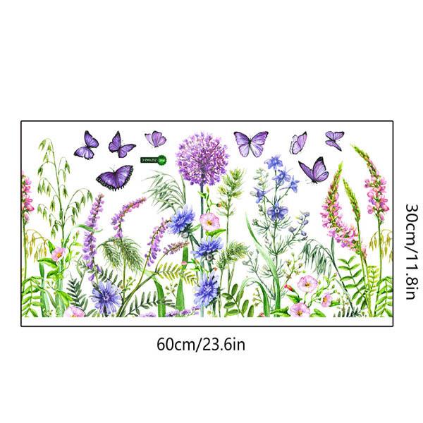ウォールステッカー アリウム 水彩画タッチ 紫の花 草木デザイン 花畑 ガーデン 植物 ボタニカル 壁デコレーション 北欧風 Diy リビング Ws Z1042 Peachyshop 通販 Yahoo ショッピング