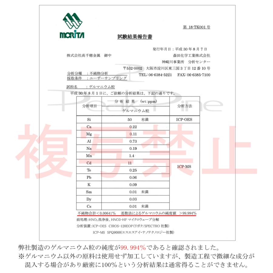 公式 ゲルマニウム 粒 7ミリ カサ型 10粒 日本製 プレゼント ギフト