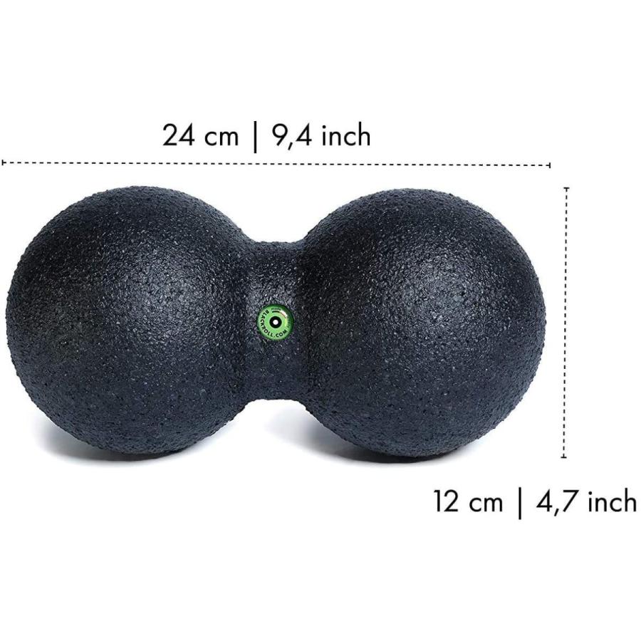 ブラックロール フォームローラー ストレッチボール DUO BALL 12
