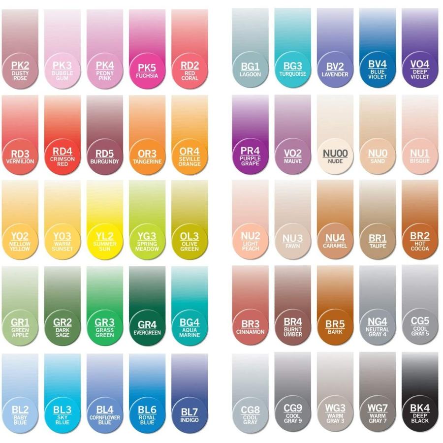 カメレオンペン グラデーション マーカー 全色 52本 Complete Set