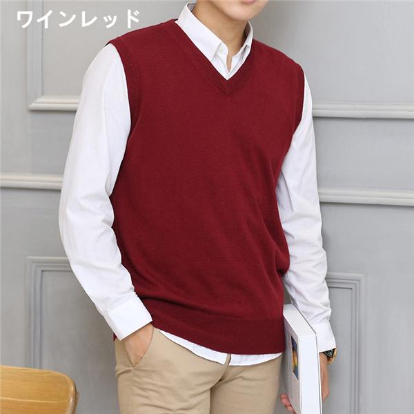 ニットベスト メンズ Vネック ニットベスト 大きいサイズ ビジネスベスト Vネックベスト 男性 オフィス カジュアル Maoyi13 Pearストア 通販 Yahoo ショッピング