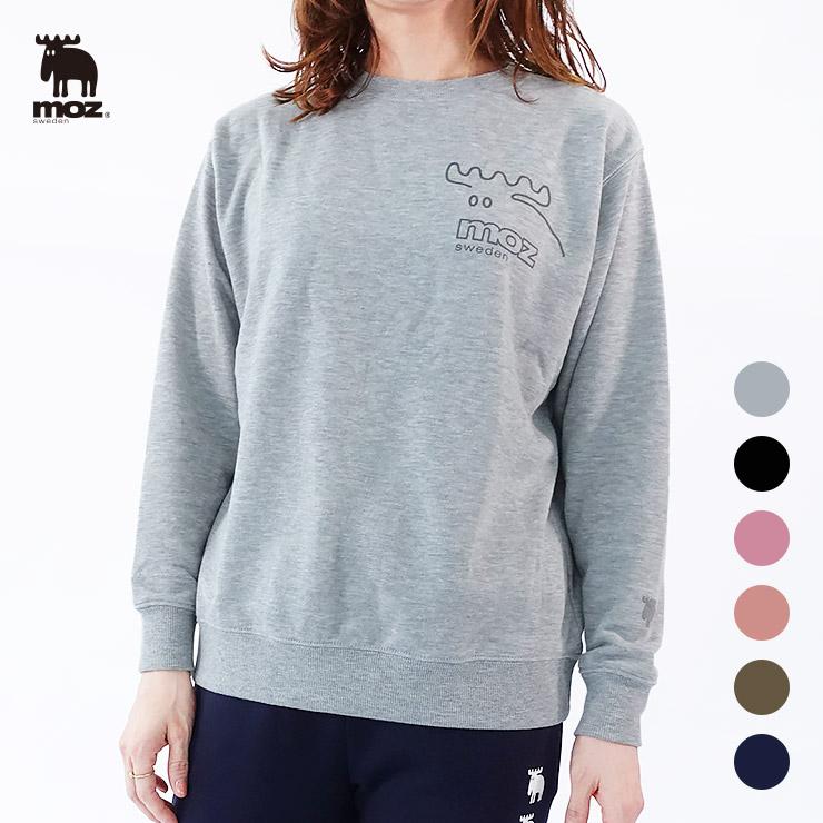 moz sweden クルーネック プルオーバー (北欧 公式 トレーナー