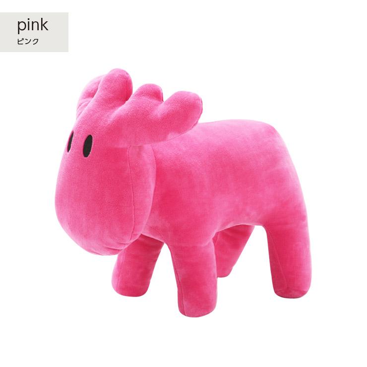 ぬいぐるみ グレー ピンク　20cm moz sweden ぬいぐるみ (公式 ふわふわ やわらか 短毛ボア 使用
