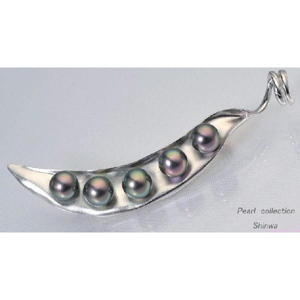 ミキモト アコヤ真珠 パール ブローチ 5.5mm-7.0 mm SILVER