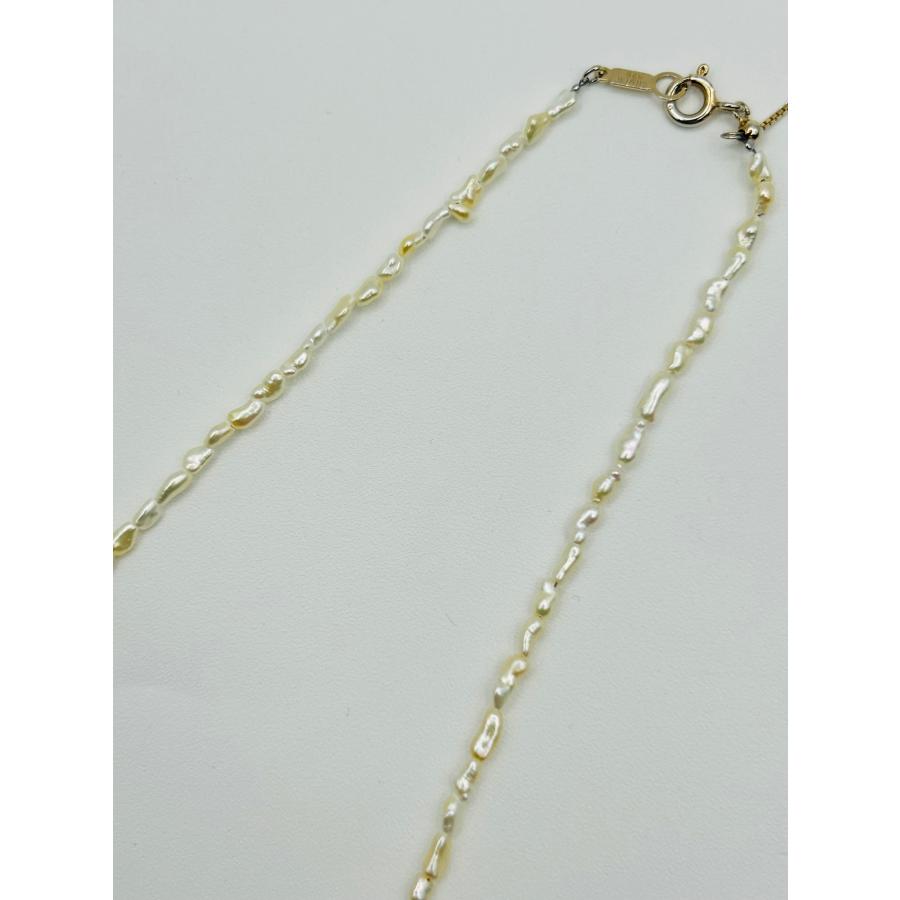 アコヤ パール 真珠 ケシ ネックレス ベビーパール SV シルバー 2.0mm AKOYA 形状記憶の画像