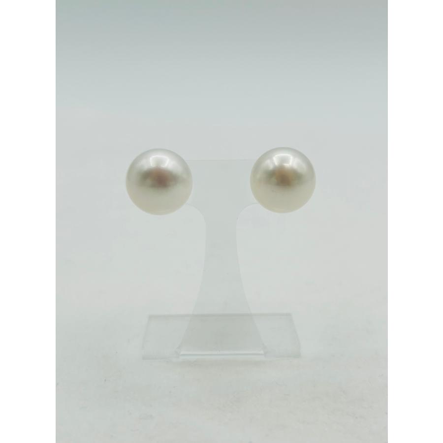 南洋 白蝶 パール 真珠 ピアス K14WG 12.0mm South Sea Pearl : パール 