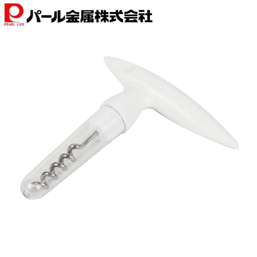 ワインオープナー 12 10 5 2cm サヤ付 コルク抜 ホワイト Make A Good C 4990 パール金属 パール金属オンラインストア 通販 Yahoo ショッピング