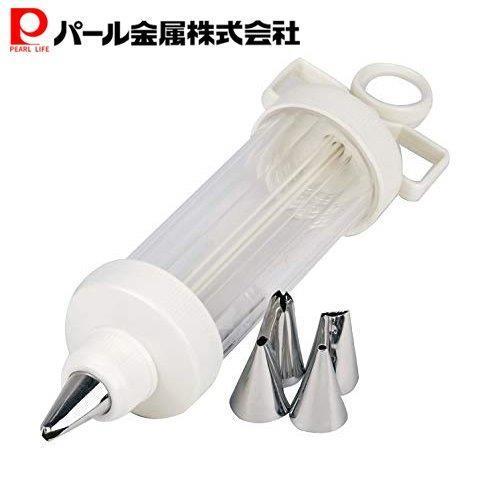 Eeスイーツ クリーム 絞り器セット 口金6個付 L D 4660 パール金属 パール金属オンラインストア 通販 Yahoo ショッピング