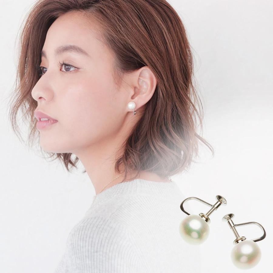 パール イヤリング 高級 淡水真珠 大粒 スタッド イヤリング 10 0mm Sv ボタン珠 結婚式 Ear 真珠専門店パールミュージック 通販 Yahoo ショッピング