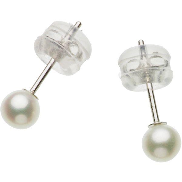 高級 淡水真珠 パール スタッド ピアス 3.5mm ベビーパール 冠婚葬祭 フォーマル パーティー 普段使いの画像