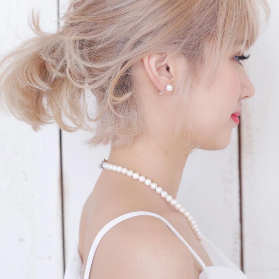 パール ネックレスセット アコヤ真珠 約7.5-8.0mm  結婚式 冠婚葬祭  プレゼント 本真珠 カジュアル 葬儀の画像