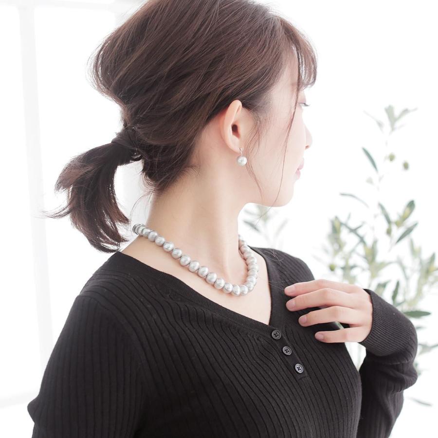 パール ネックレス 高級 淡水真珠 大粒 10.0mm-11.5mm ネックレス