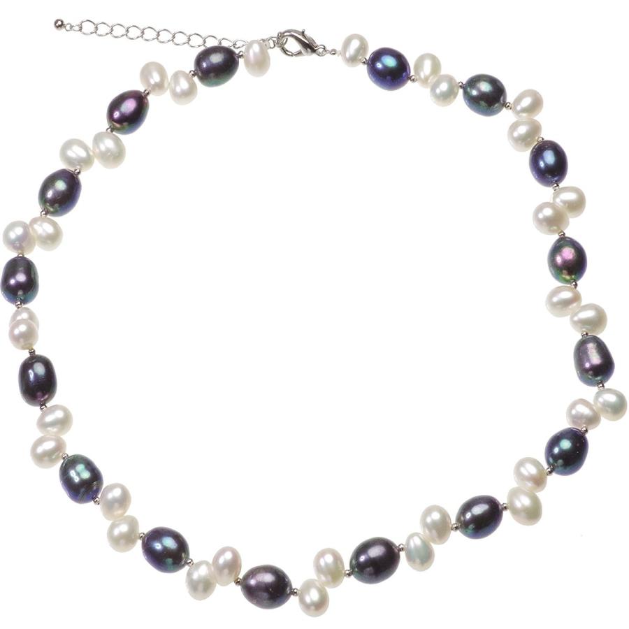 高級 淡水真珠 クレオパトラネックレス 9-9.5mm 6.5-7mm 約48cm (AJ5cm 