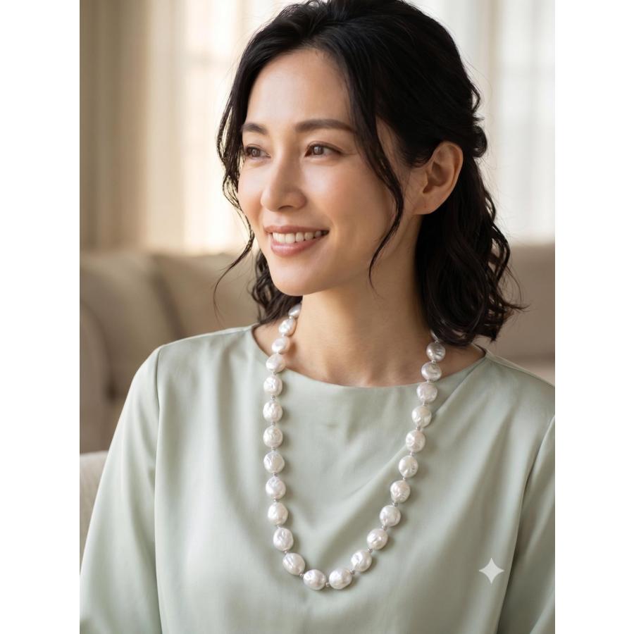 淡水真珠 バロックパール ネックレス パールネックレス 本真珠