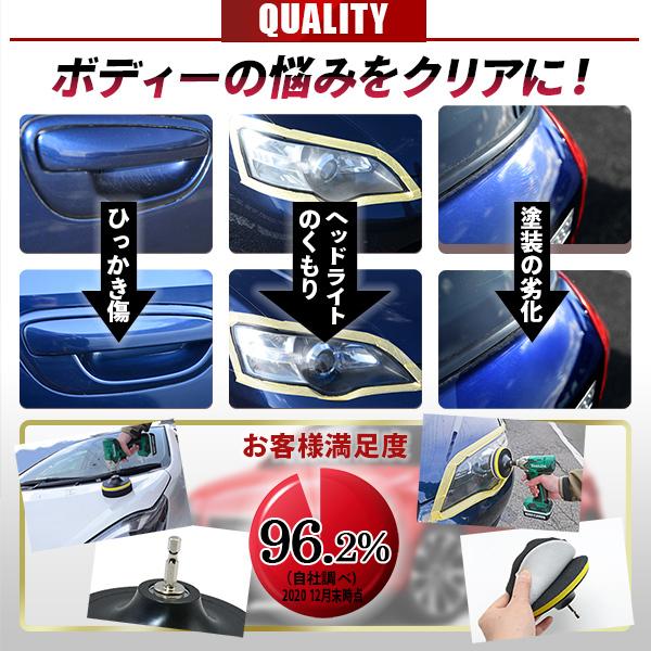 ポリッシャー バフ 125mm 7点セット 六角軸付き 電気ドリル インパクトドライバー用 洗車 車磨き スポンジ 研磨艶出し 塗装仕上げ 水垢取りに Pearls 通販 Yahoo ショッピング