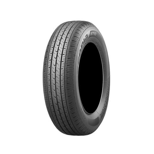 BRIDGESTONE (ブリヂストン) ECOPIA エコピア R710 155/80R12 83/81N 商用バン・小型トラック 低燃費 サマータイヤ 1本 ゴムバルブ付き | BRIDGESTONE