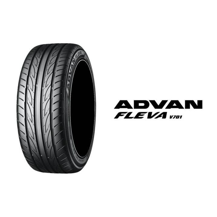 YOKOHAMA(ヨコハマ) ADVAN FLEVA アドバン フレバ V701 205/50R16 87V サマータイヤ 1本 ゴムバルブ付き｜pearltireweb