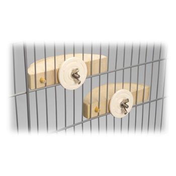 SANKO ナチュラルステップ 2個入 止まり木 おやすみボード 休憩ボード かじり木 ボルダリング 踊り場 おもちゃ ウッドステージ 鳥 インコ | 三晃商会 | 02