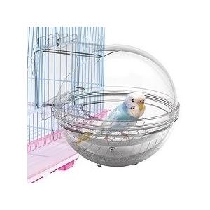 ぱ*る様 【未使用 ☆さらに値下げしました☆】飼い鳥用バスルーム MARUKAN 小鳥のバスルーム 深さを変えられる ドーム型の水浴び容器