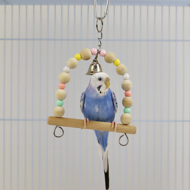 三晃商会 SANKO スウィング（S）ブランコ インコ オウム おもちゃ 木