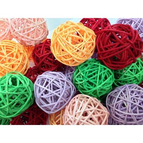 ベル In ラタンボール カラー 中 自然素材100 籐のツルを編んだボール マンチボール インコ おもちゃ Npcbe0vuzm インコ専門店ぺありー 通販 Yahoo ショッピング