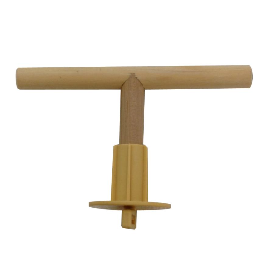 HOEI 【ホールダー付 1本入り 15Φ】HOEI ホールダー付 15φ T字 止まり