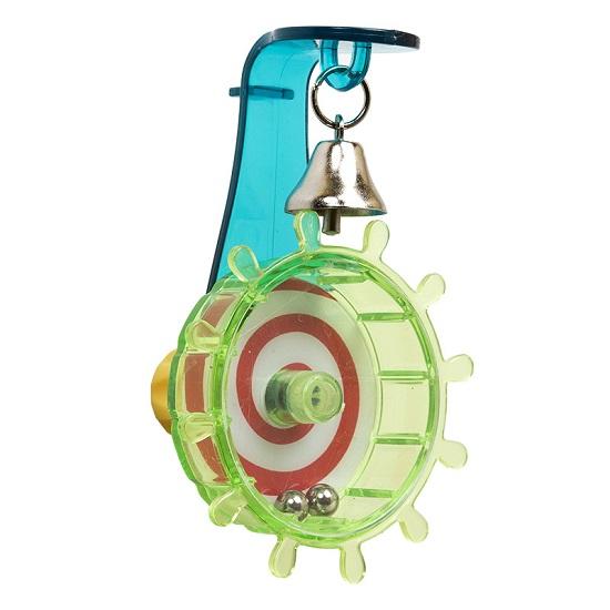 Sudo くるくるホイール うず巻きを回してチャイムをたたく楽しいおもちゃ ベル 鳥 インコ P 10 インコ専門店ぺありー 通販 Yahoo ショッピング